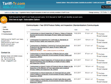 Tablet Screenshot of legislationitems.tariff-tr.com